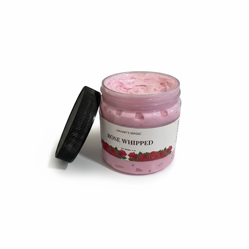Rose Whipped Soap – Creamy Whipped Body Cleanser