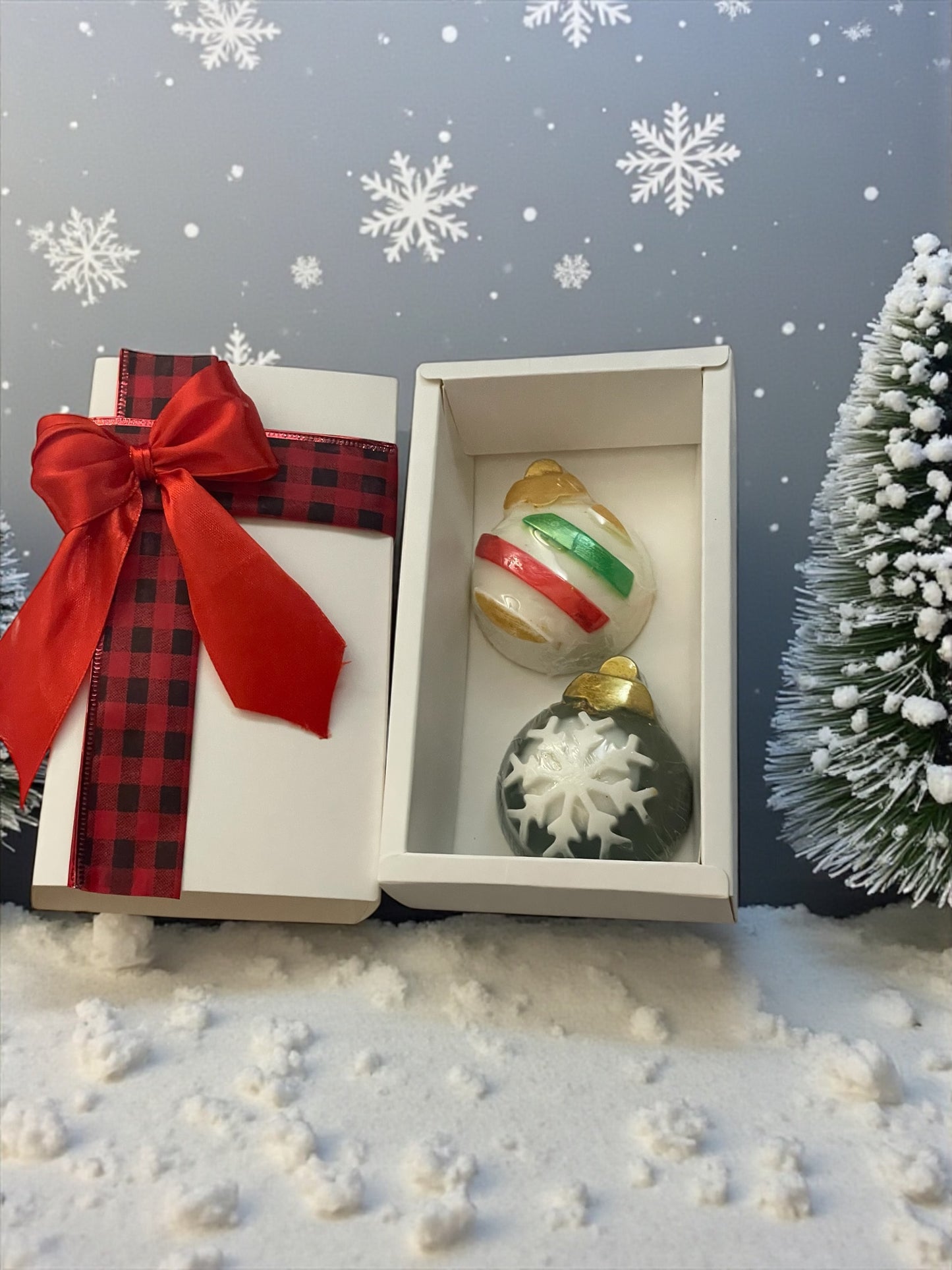 Decorative Christmas Collection – Handmade Soap Ornaments