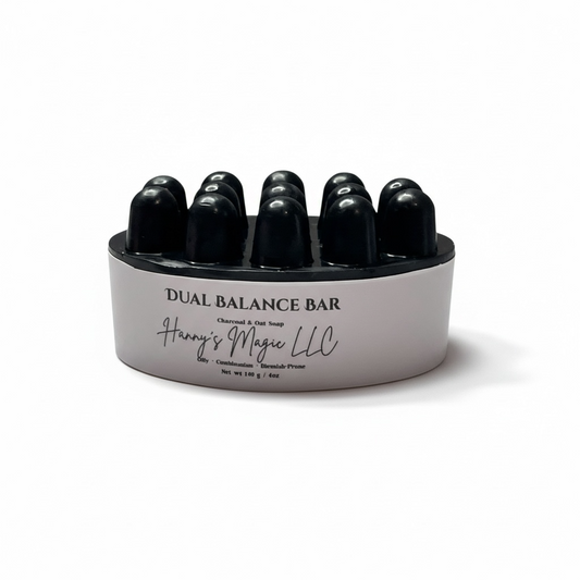 Dual Balance Bar -Charcoal & Oat Clarifying Massage Soap
