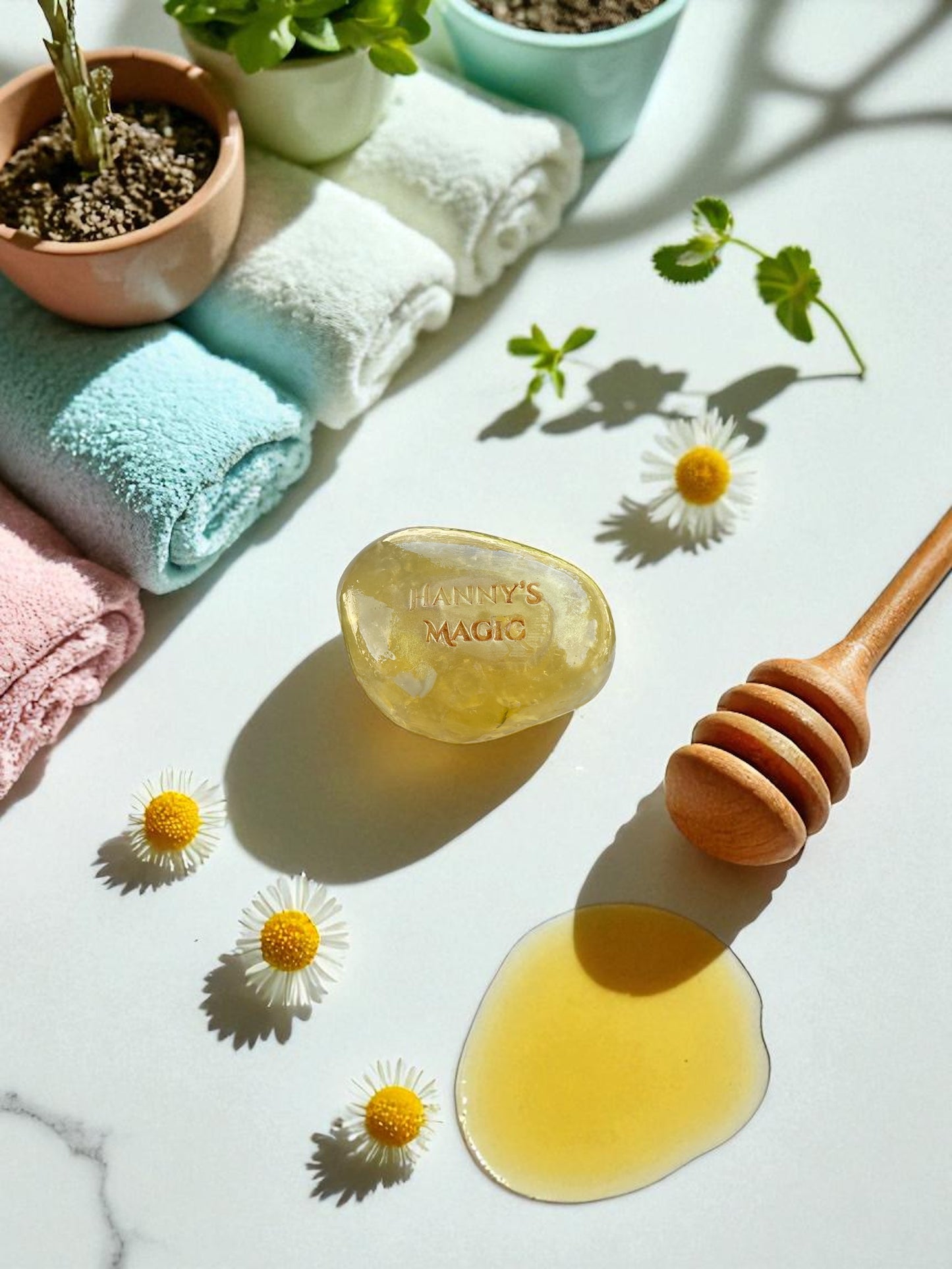 Honey Chamomile Soap Bar: Natural, Dry & Sensitive Skin