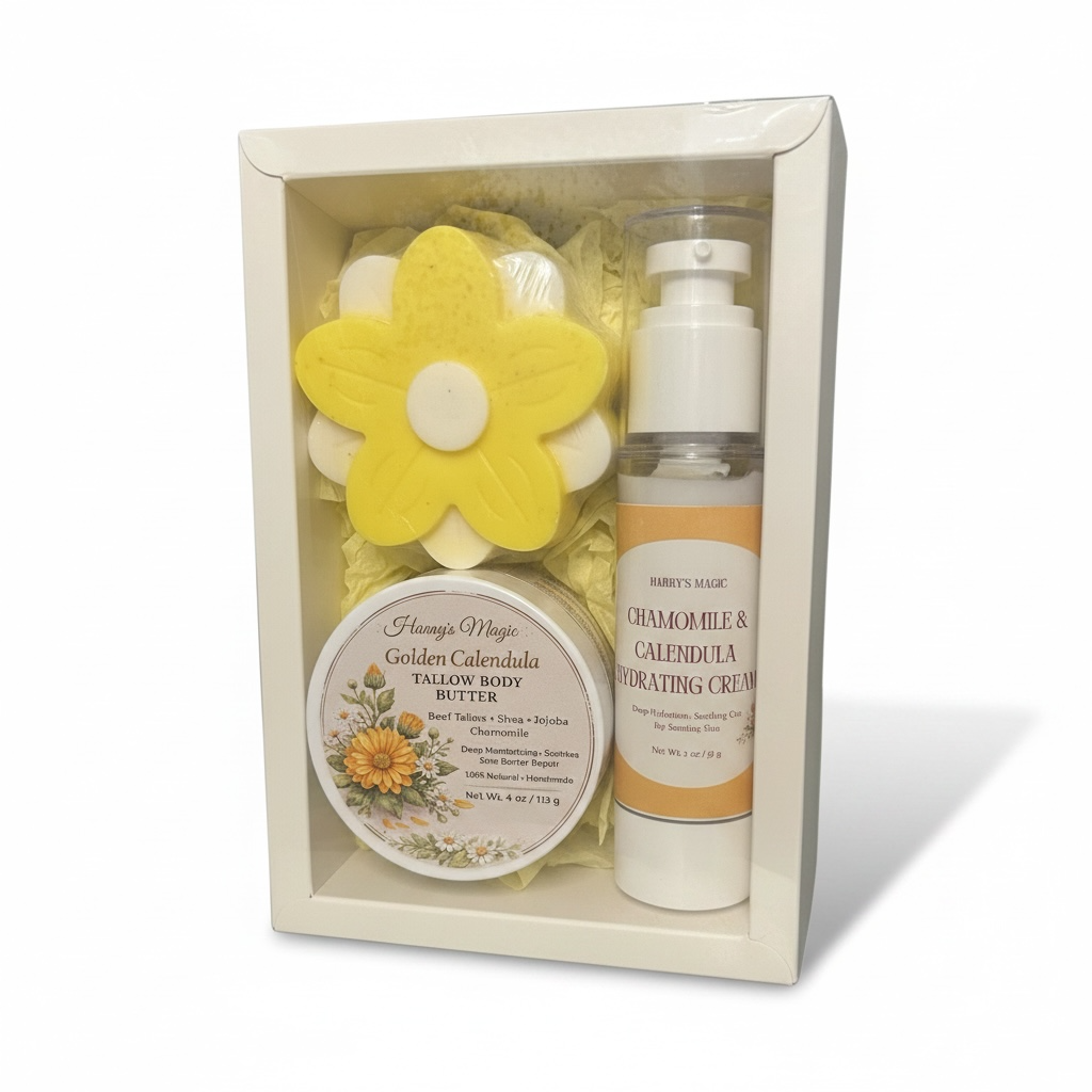 Chamomile & Calendula Skincare Set