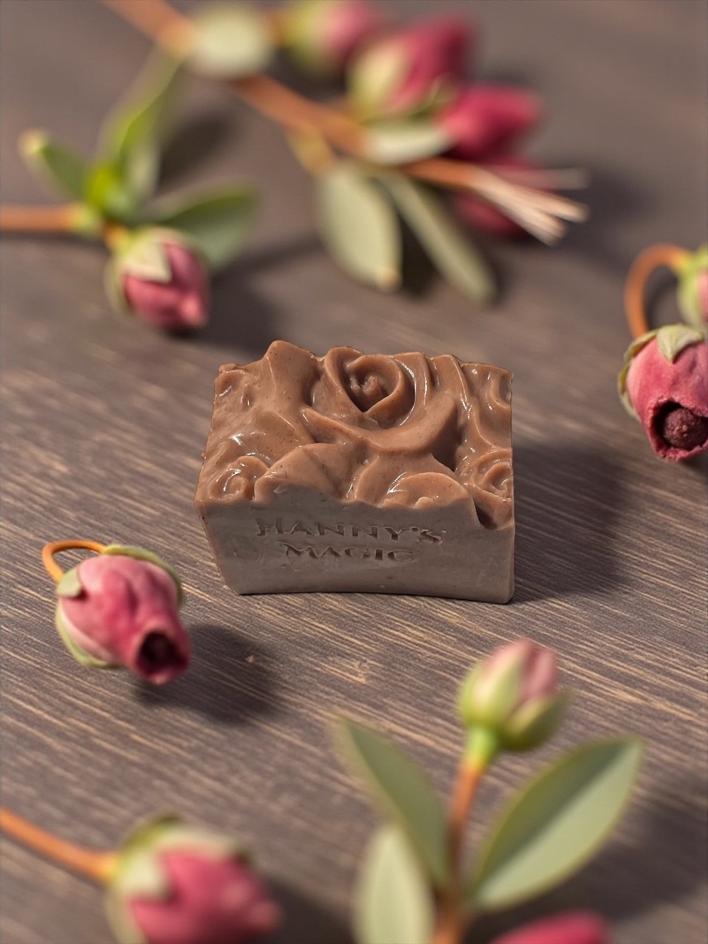 Pink Opal Gem Soap | Handmade Rosehip Bar | Natural Glow & Renewal | Hanny’s Magic