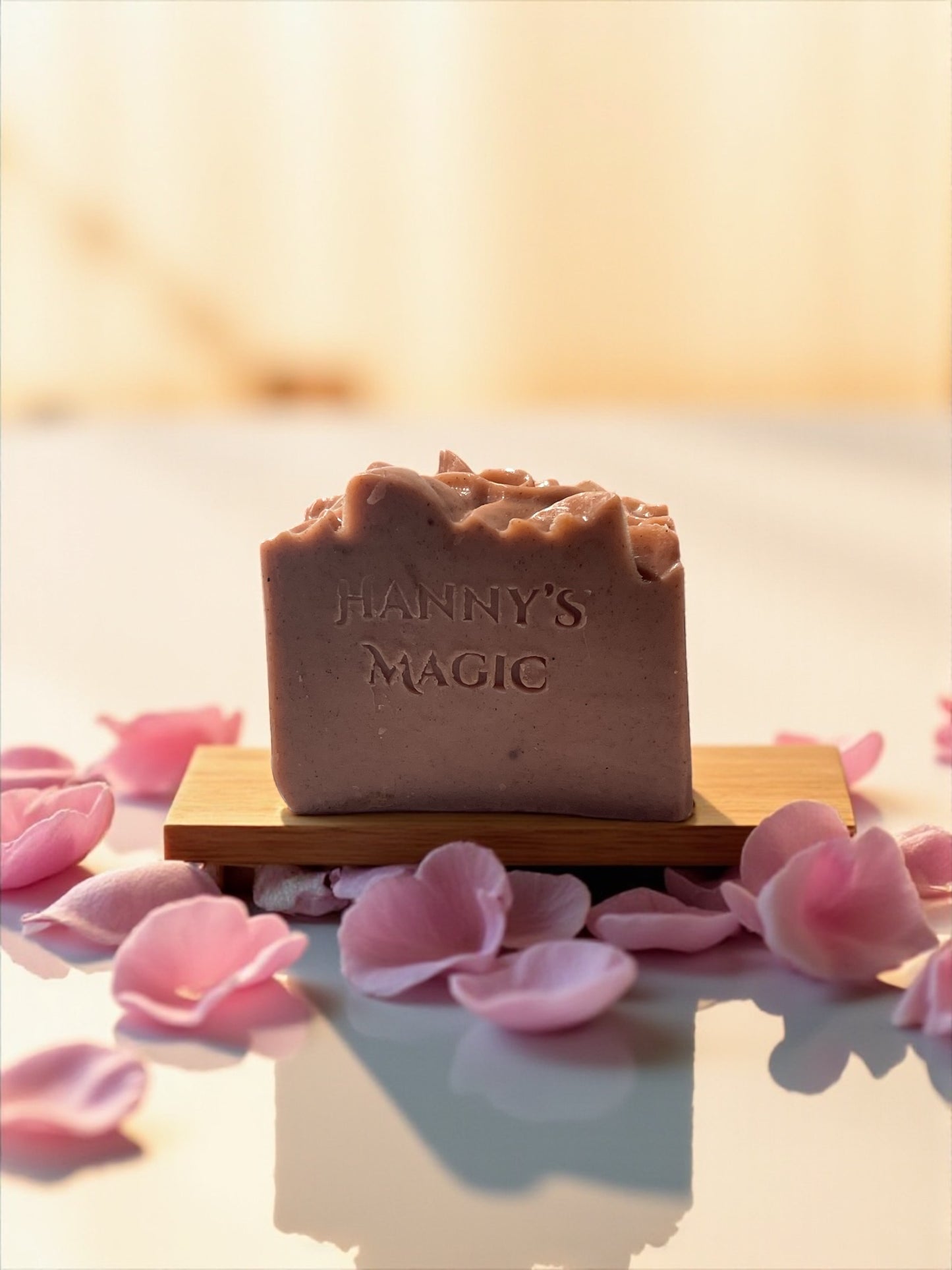 Pink Opal Gem Soap | Handmade Rosehip Bar | Natural Glow & Renewal | Hanny’s Magic