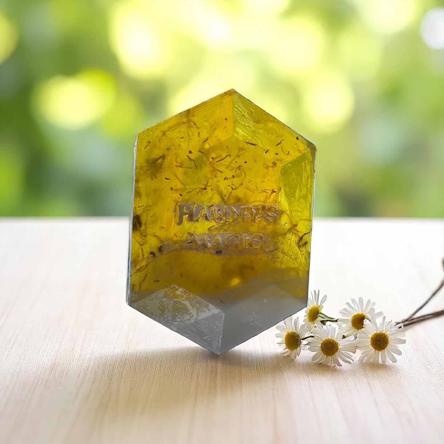Golden Calm Bar – Chamomile & Calendula Soap for Sensitive Skin
