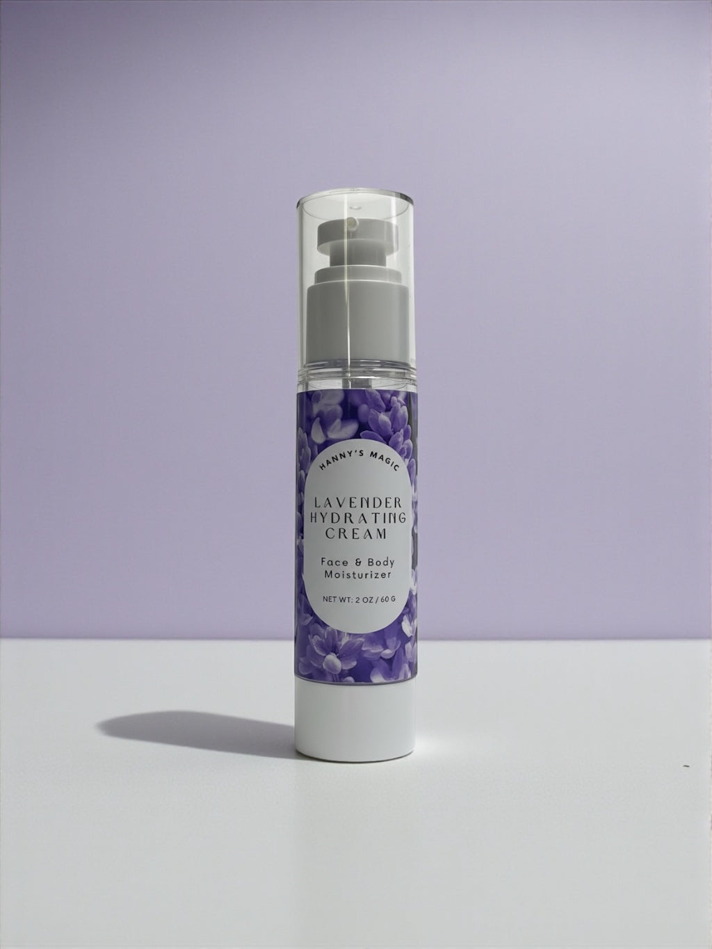 Lavender Hydrating Cream – Natural Face & Body Moisturizer (2 oz)
