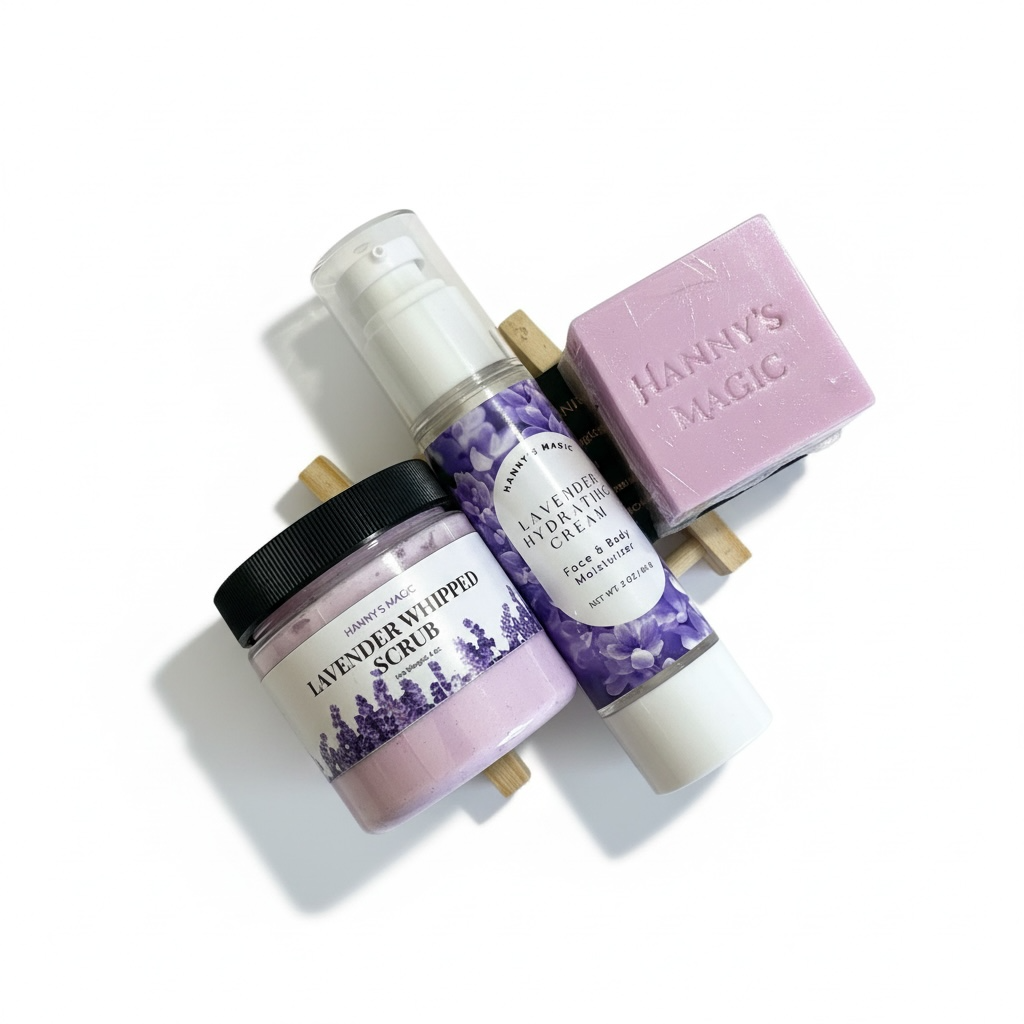 Lavender Relax Skincare Set – Complete Self-Care Ritual