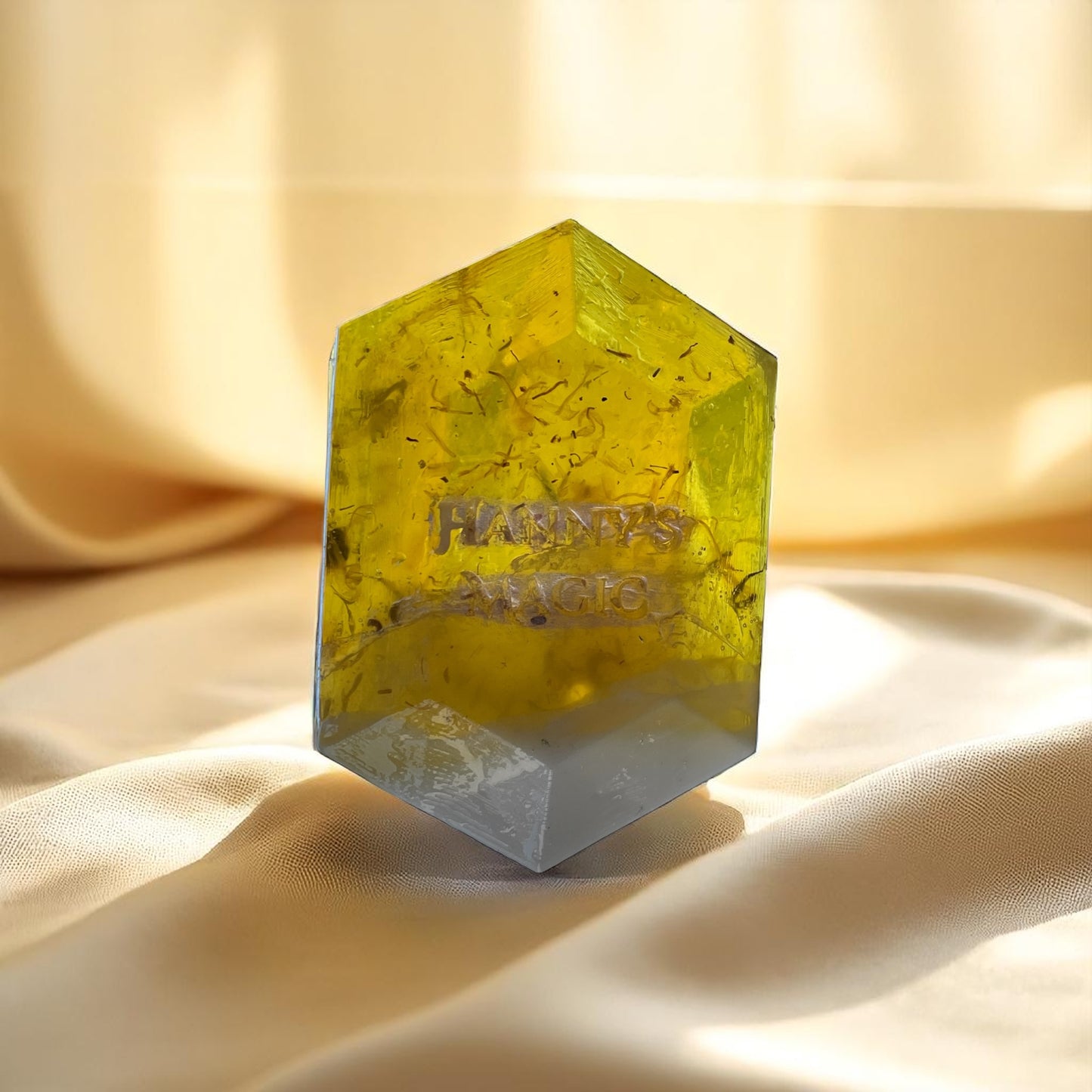 Golden Calm Bar – Chamomile & Calendula Soap for Sensitive Skin