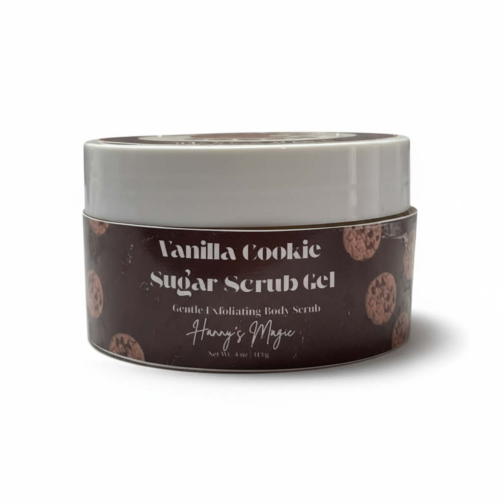 Vanilla Cookie – Exfoliating Body Scrub Gel