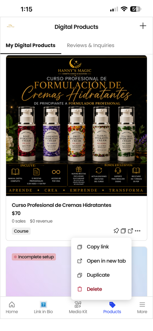 Curso Profesional de Cremas Naturales – Aprende a Formular desde Cero