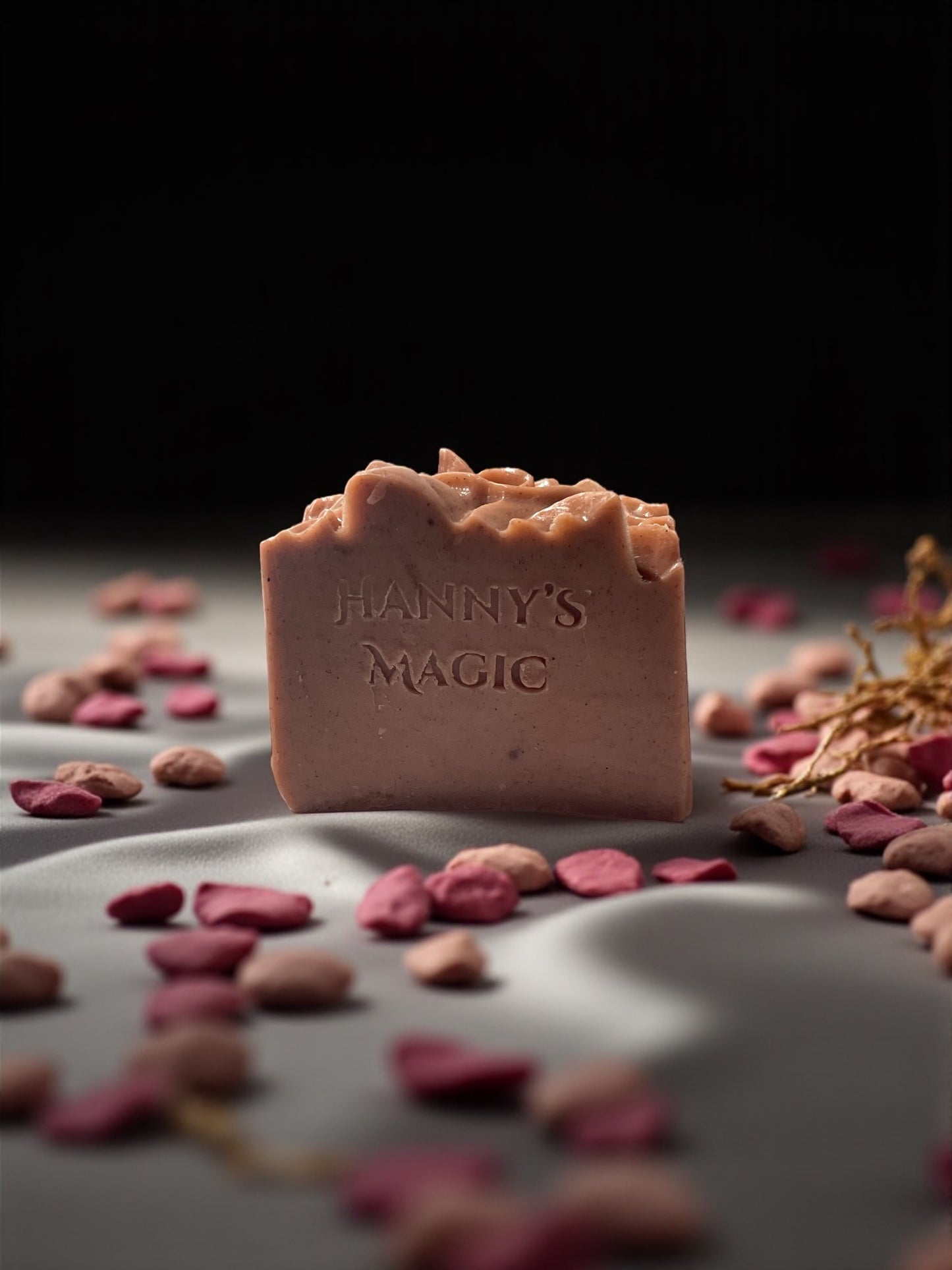 Pink Opal Gem Soap | Handmade Rosehip Bar | Natural Glow & Renewal | Hanny’s Magic