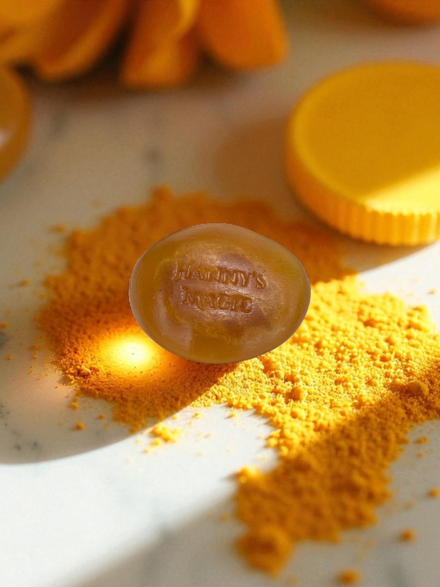 Solar Spell| Turmeric Loofah Soap | Handmade Brightening Exfoliating Bar