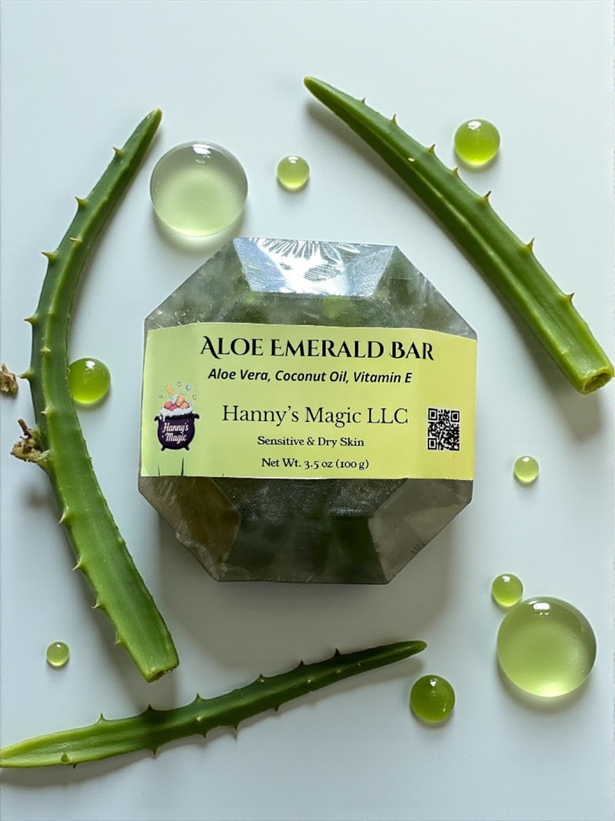Aloe Vera Soap | Hydrating Handmade Bar, Sensitive Skin