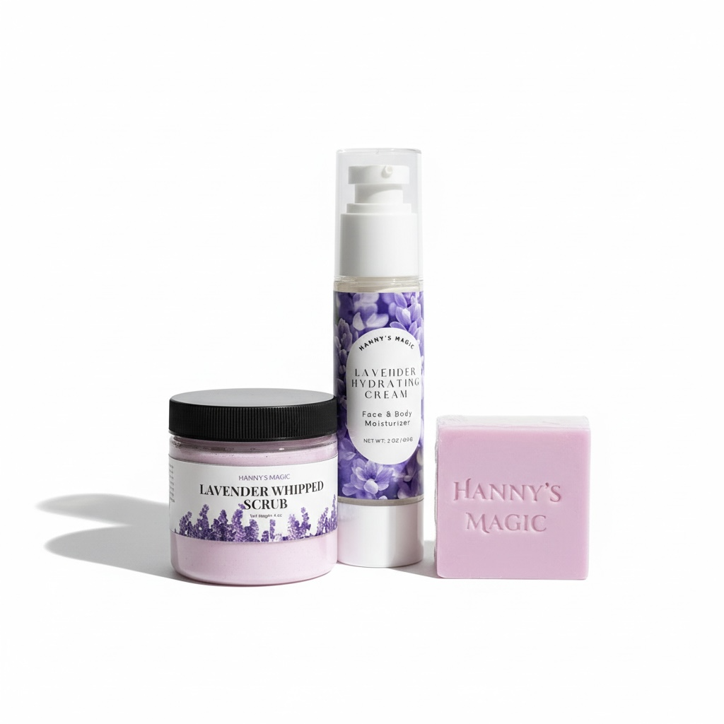 Lavender Relax Skincare Set – Complete Self-Care Ritual