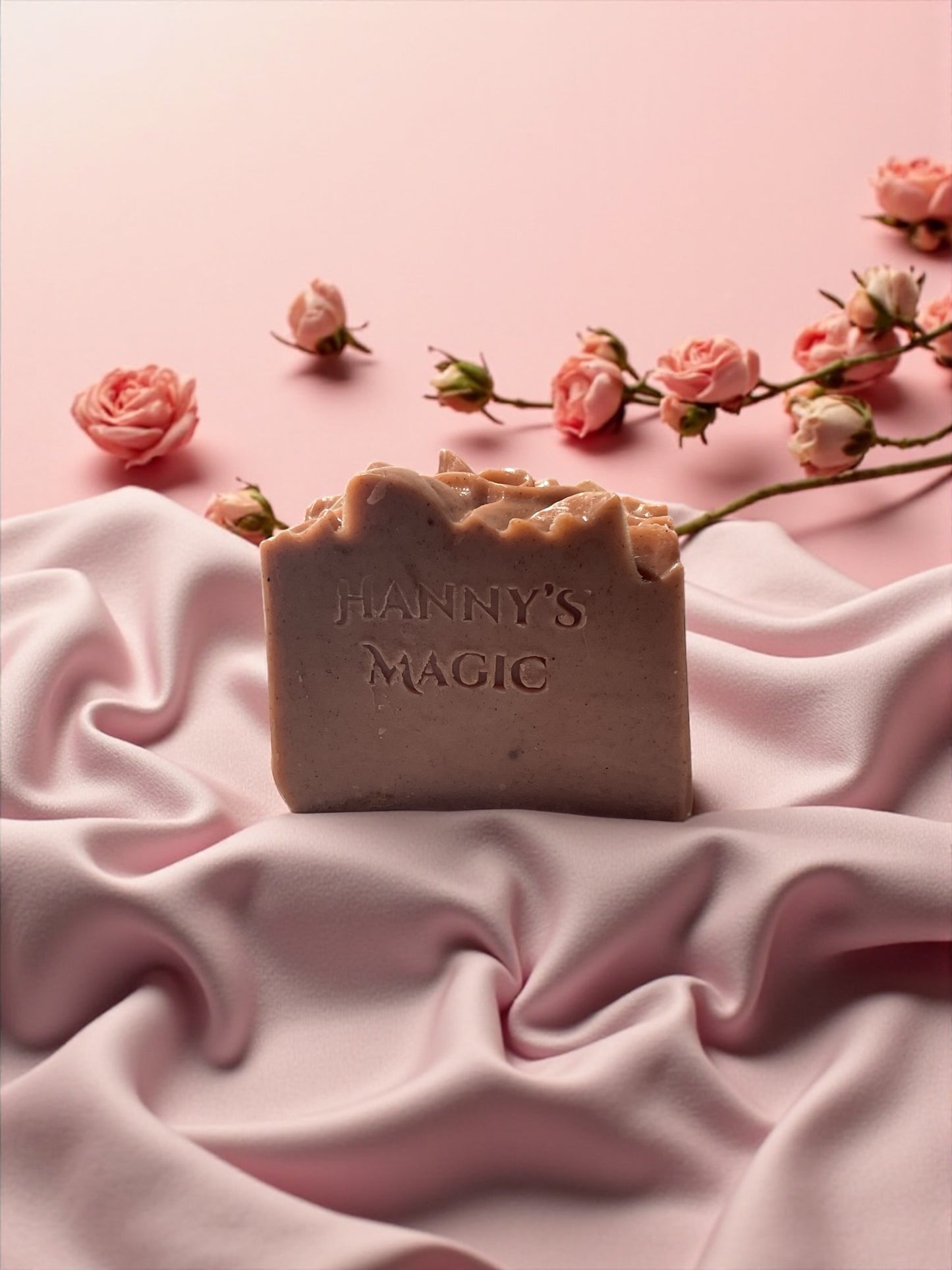 Pink Opal Gem Soap | Handmade Rosehip Bar | Natural Glow & Renewal | Hanny’s Magic