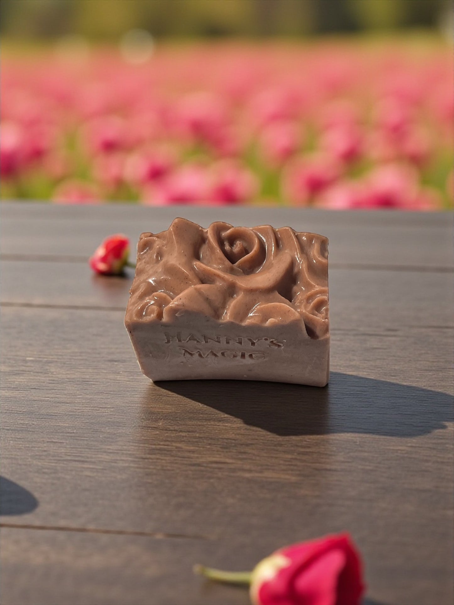 Pink Opal Gem Soap | Handmade Rosehip Bar | Natural Glow & Renewal | Hanny’s Magic