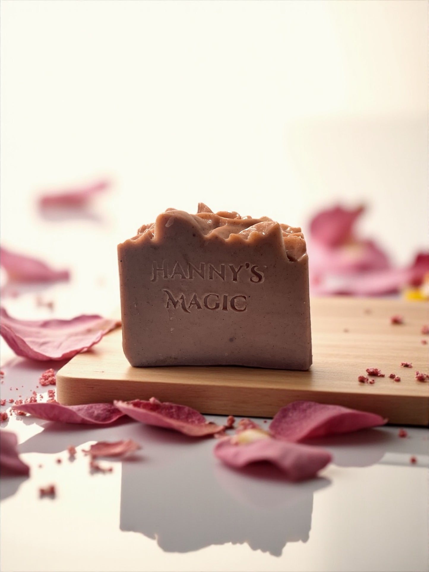 Pink Opal Gem Soap | Handmade Rosehip Bar | Natural Glow & Renewal | Hanny’s Magic