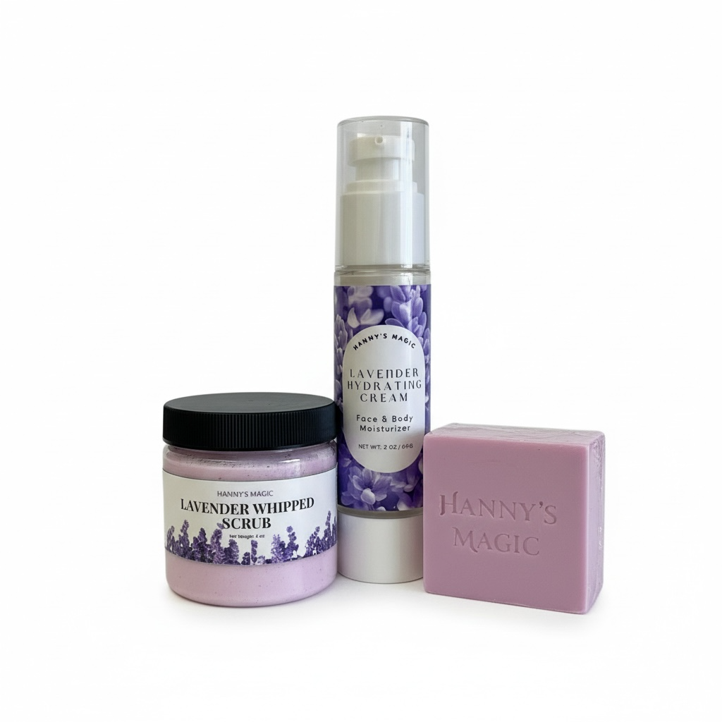 Lavender Relax Skincare Set – Complete Self-Care Ritual