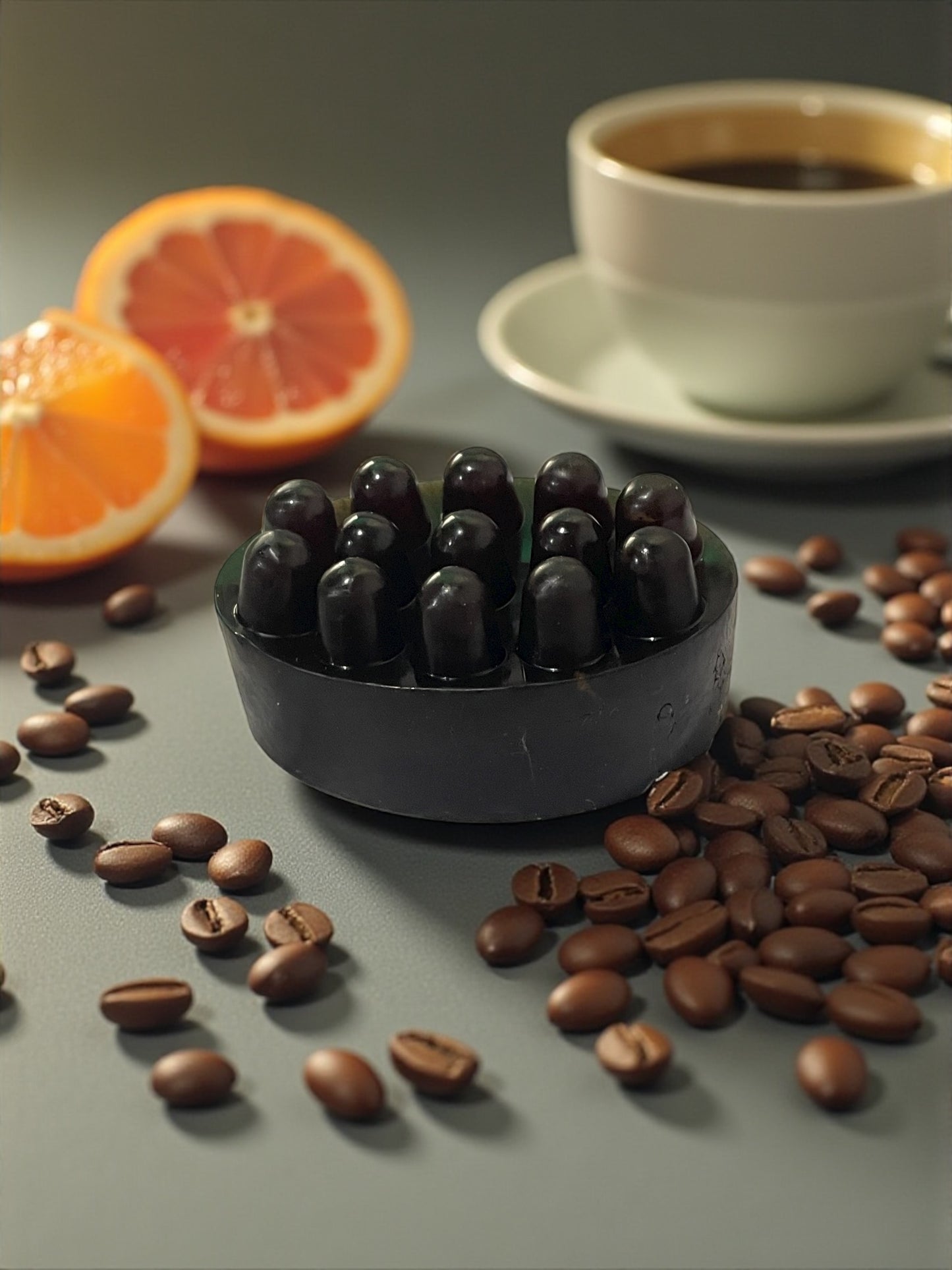 Coffee Exfoliating Soap | Handmade Shea Butter Artisan Stone Bar