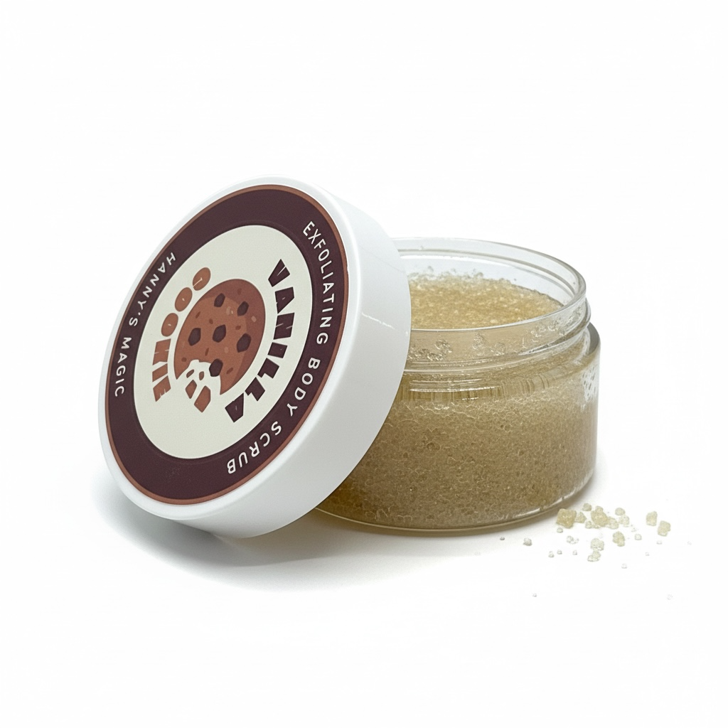 Vanilla Cookie – Exfoliating Body Scrub Gel