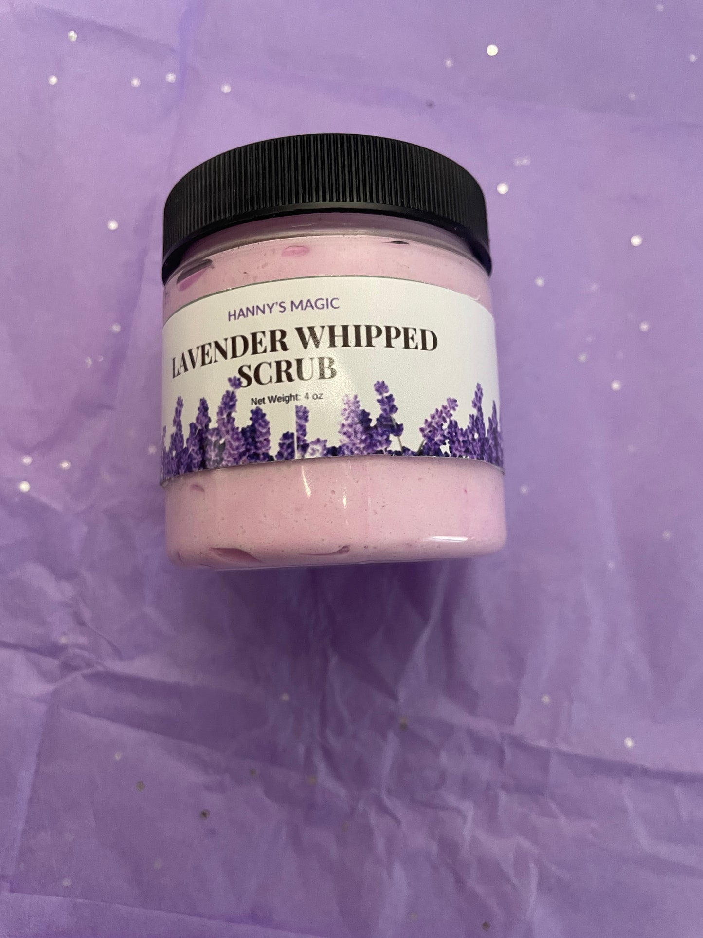 Lavender Whipped Scrub – Gentle Exfoliating Whipped Soap