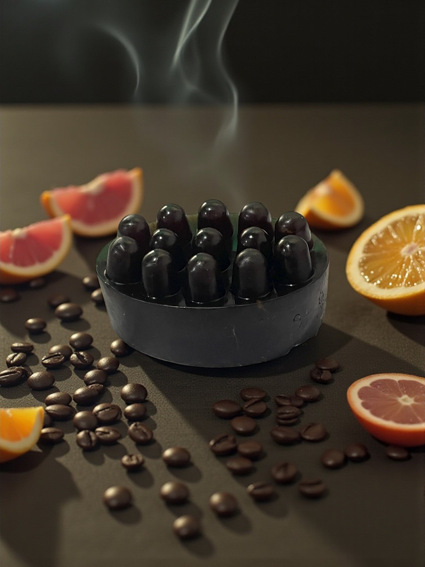 Coffee Exfoliating Soap | Handmade Shea Butter Artisan Stone Bar