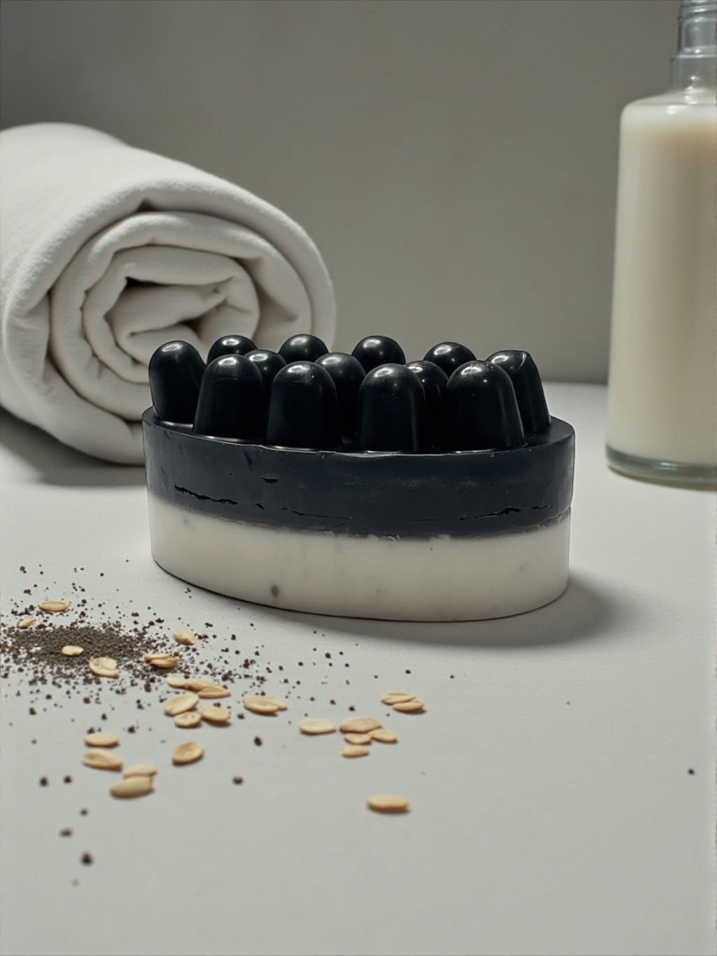 Dual Balance Bar -Charcoal & Oat Clarifying Massage Soap