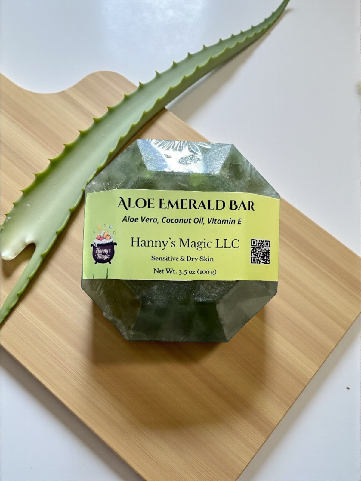 Aloe Vera Soap | Hydrating Handmade Bar, Sensitive Skin