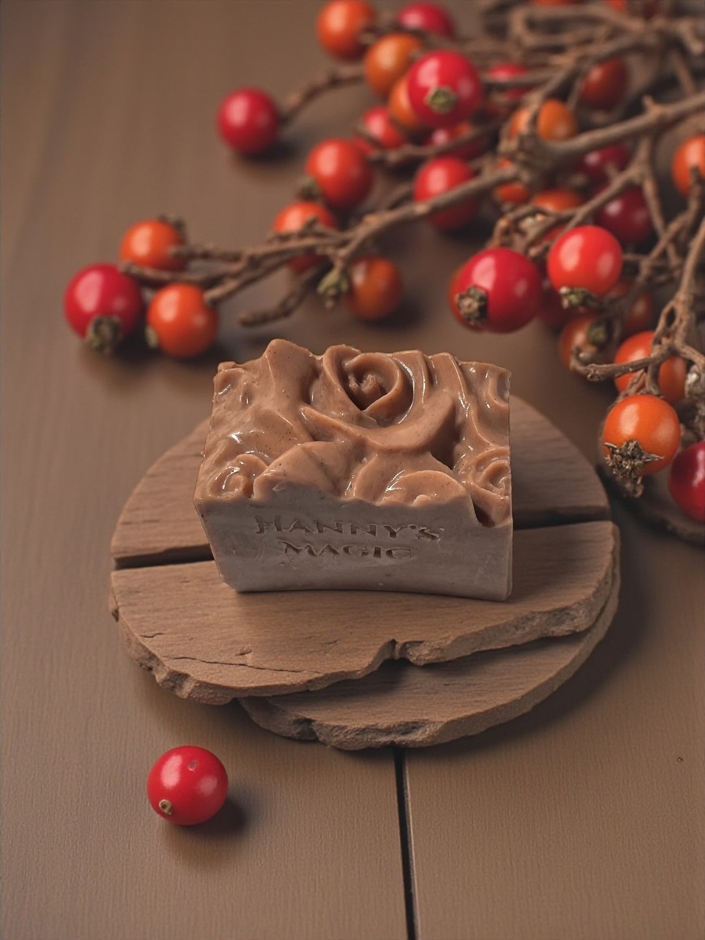 Pink Opal Gem Soap | Handmade Rosehip Bar | Natural Glow & Renewal | Hanny’s Magic