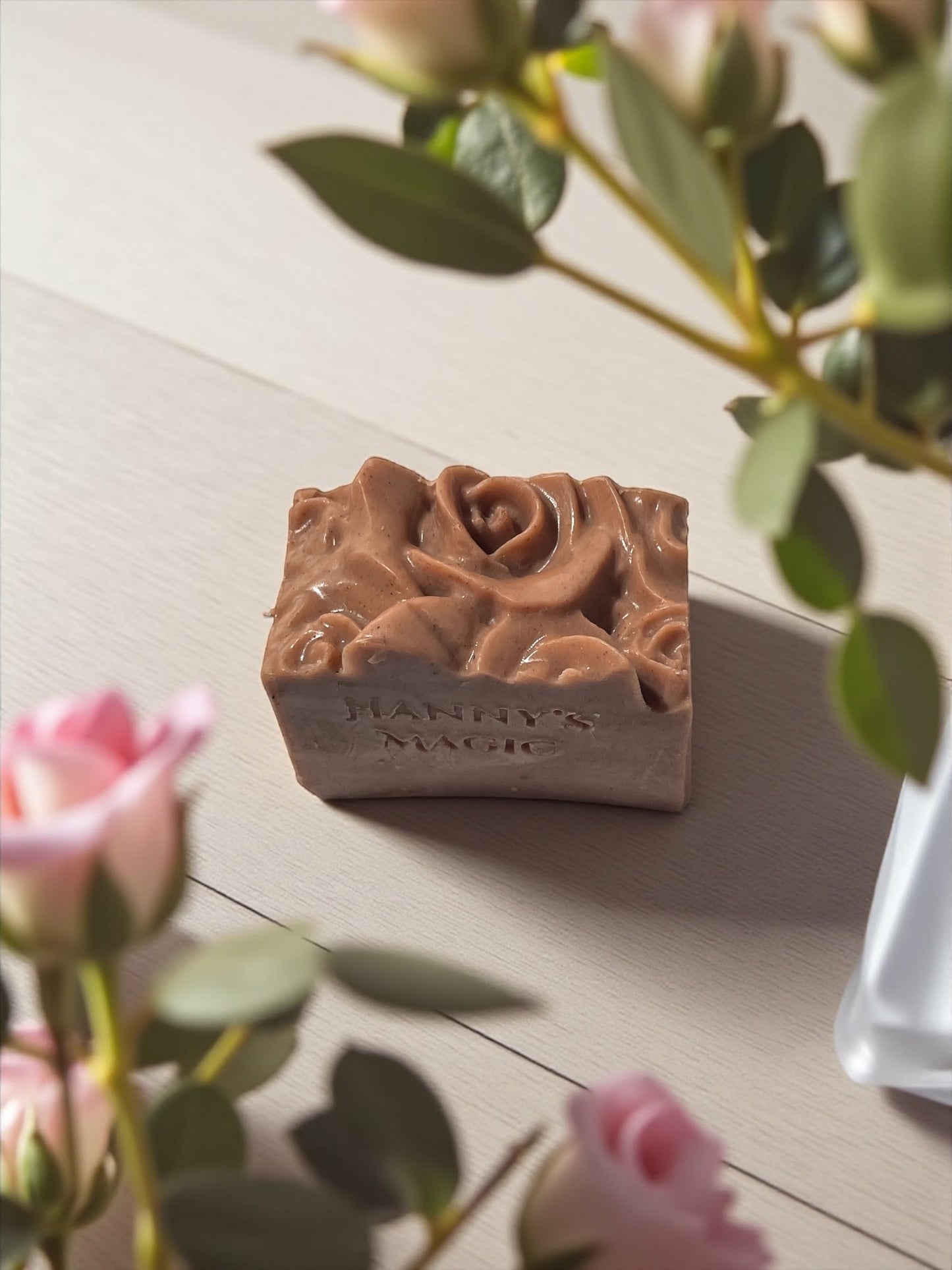 Pink Opal Gem Soap | Handmade Rosehip Bar | Natural Glow & Renewal | Hanny’s Magic