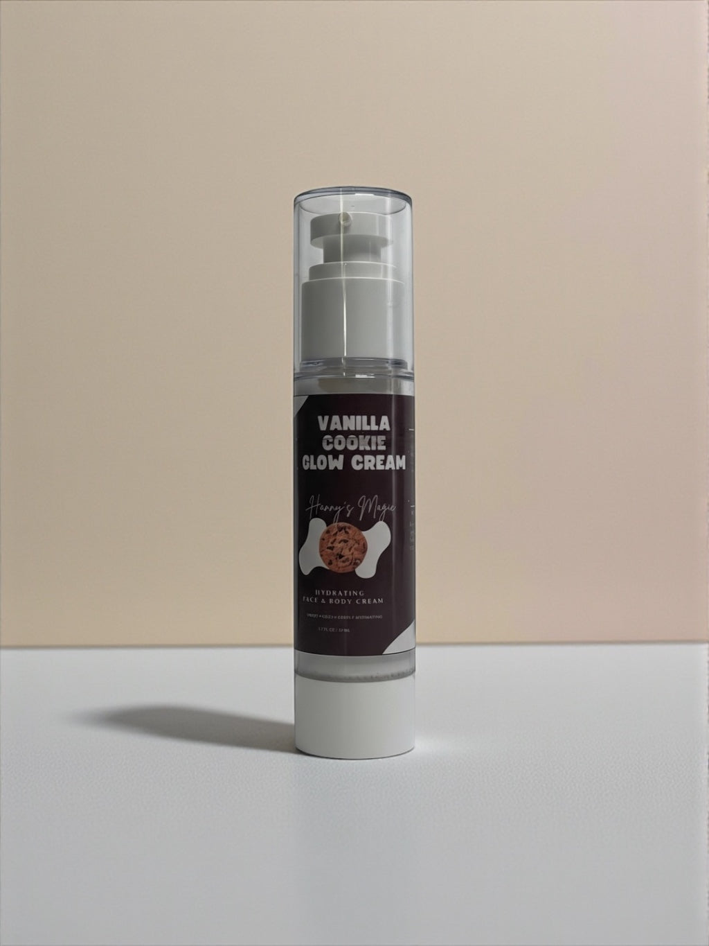 Vanilla Cookie Glow Cream – Nourishing Natural Moisturizer for Dry Skin (2 oz)