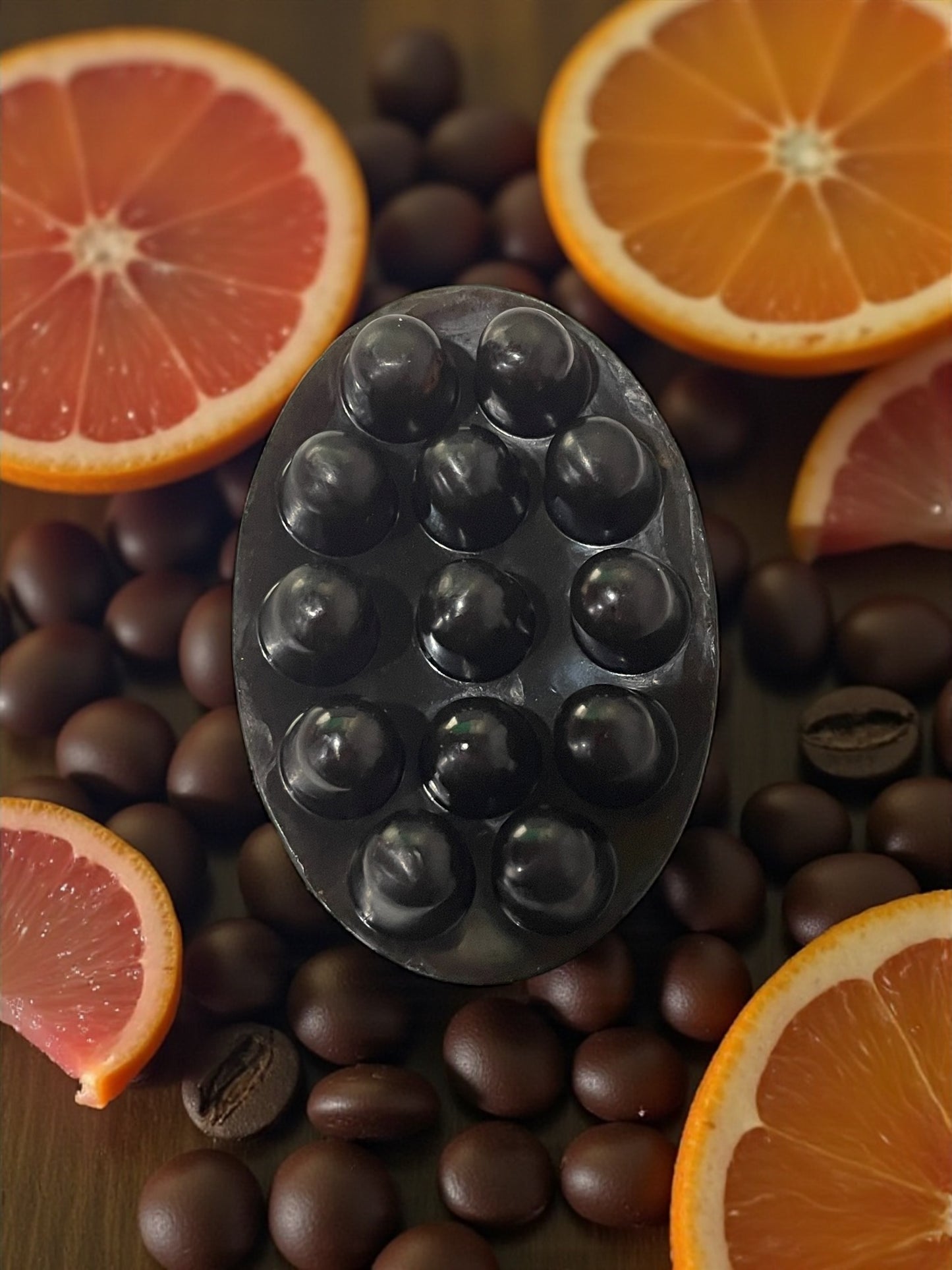 Coffee Exfoliating Soap | Handmade Shea Butter Artisan Stone Bar