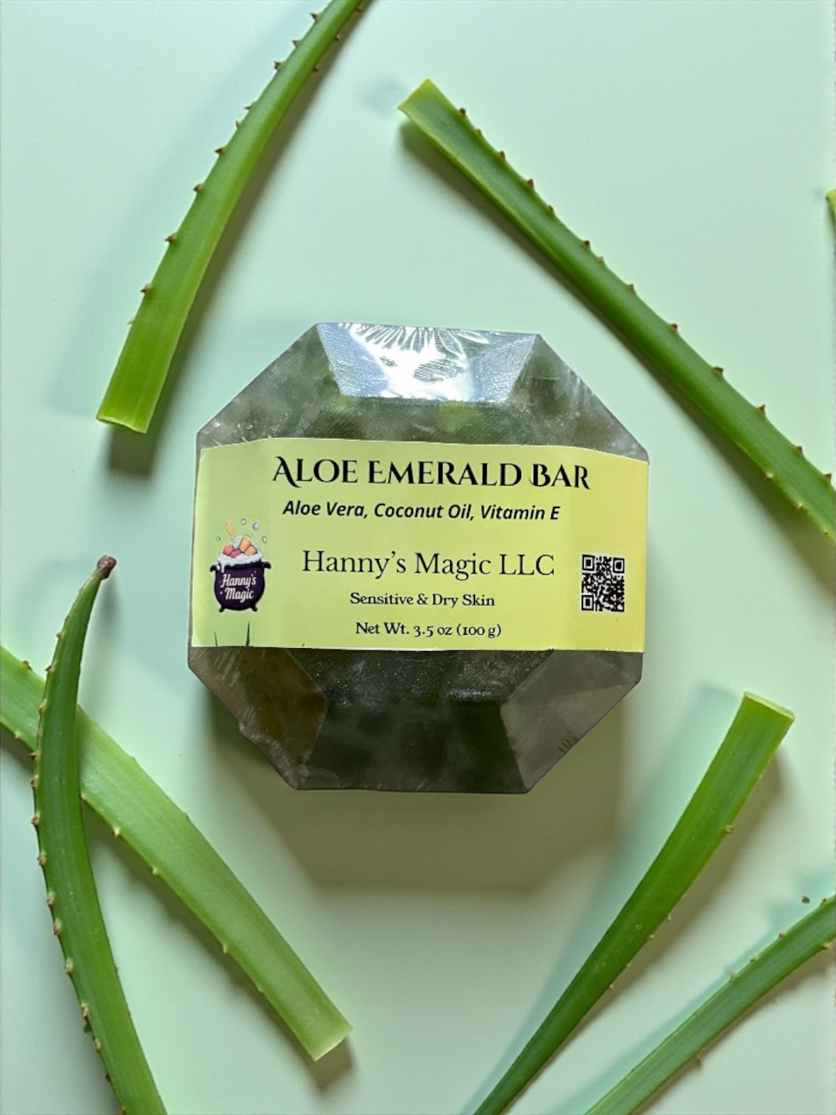 Aloe Vera Soap | Hydrating Handmade Bar, Sensitive Skin