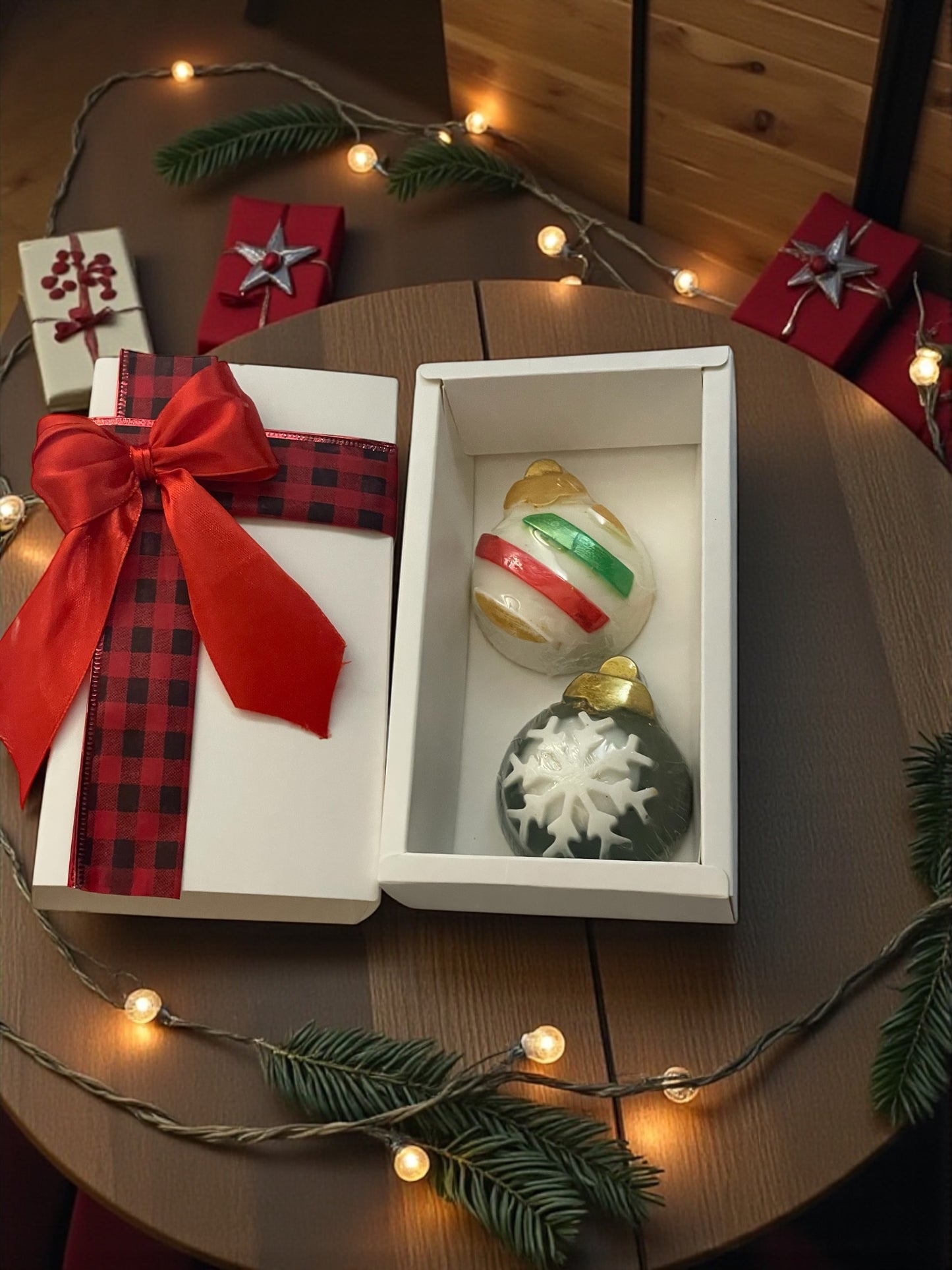 Decorative Christmas Collection – Handmade Soap Ornaments