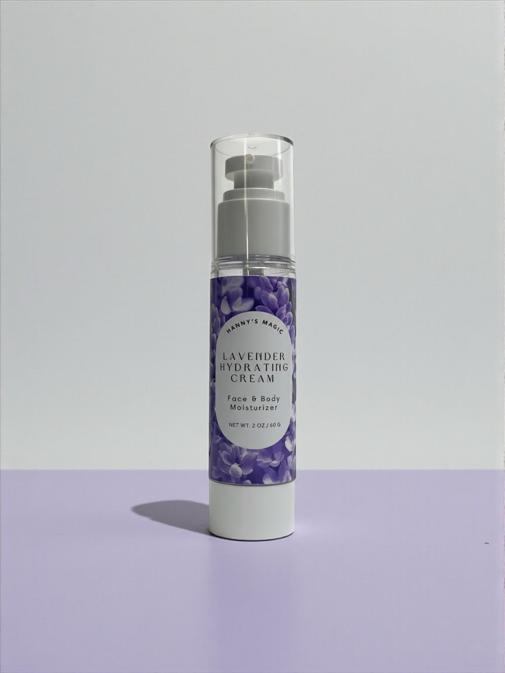 Lavender Hydrating Cream – Natural Face & Body Moisturizer (2 oz)