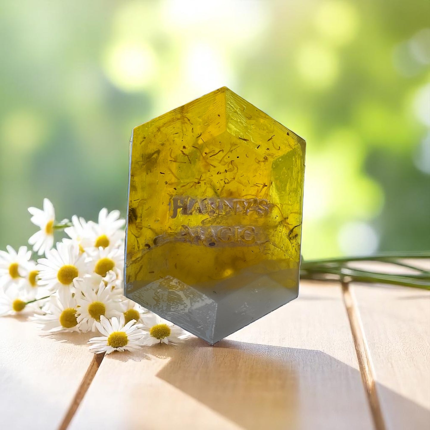 Golden Calm Bar – Chamomile & Calendula Soap for Sensitive Skin