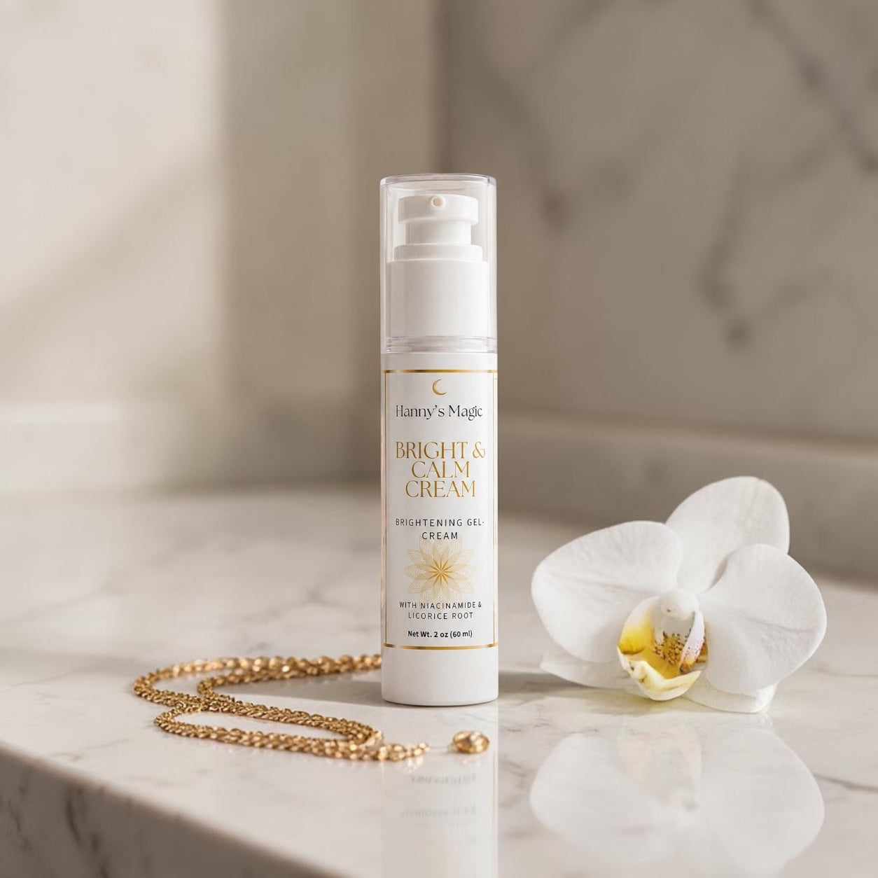 Bright & Calm Cream | Niacinamide & Licorice Brightening Gel Cream for Sensitive Skin