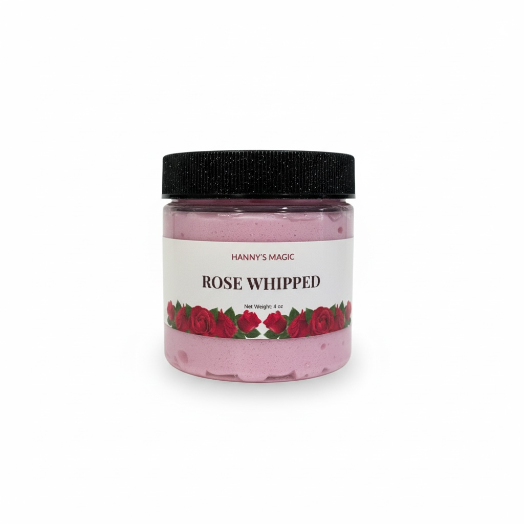 Rose Whipped Soap – Creamy Whipped Body Cleanser