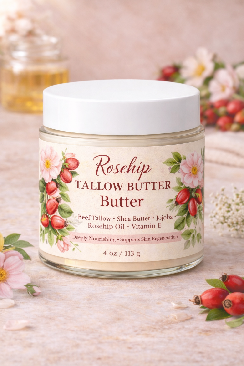 Rosehip Tallow Butter