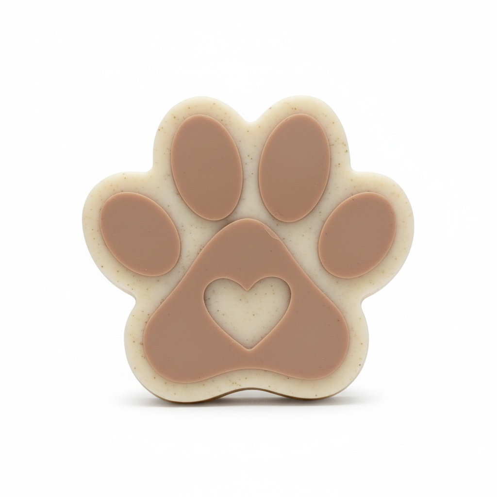Natural Oat & Neem Soap Bar – Lavender Calming Paw Soap for Sensitive Skin