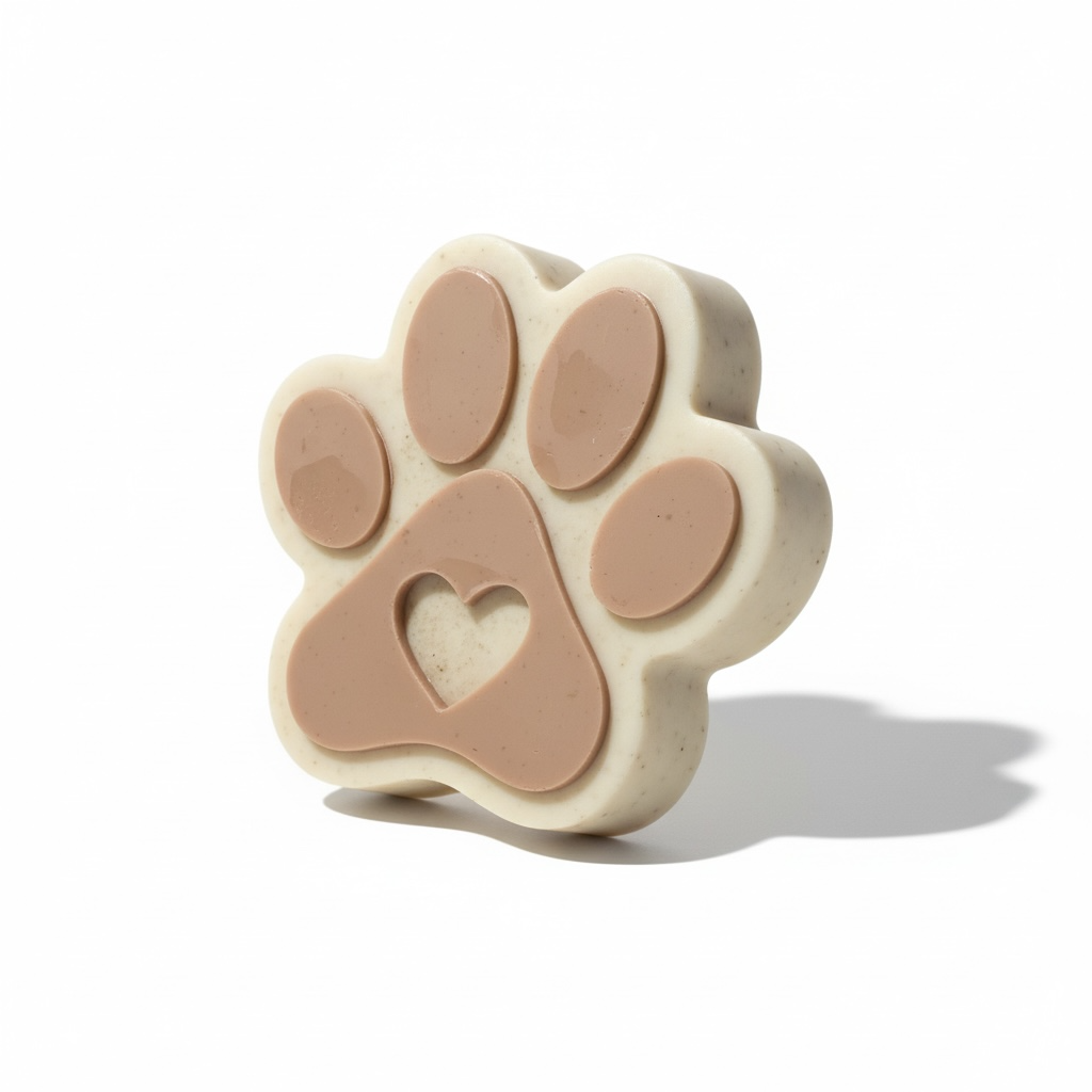 Natural Oat & Neem Soap Bar – Lavender Calming Paw Soap for Sensitive Skin