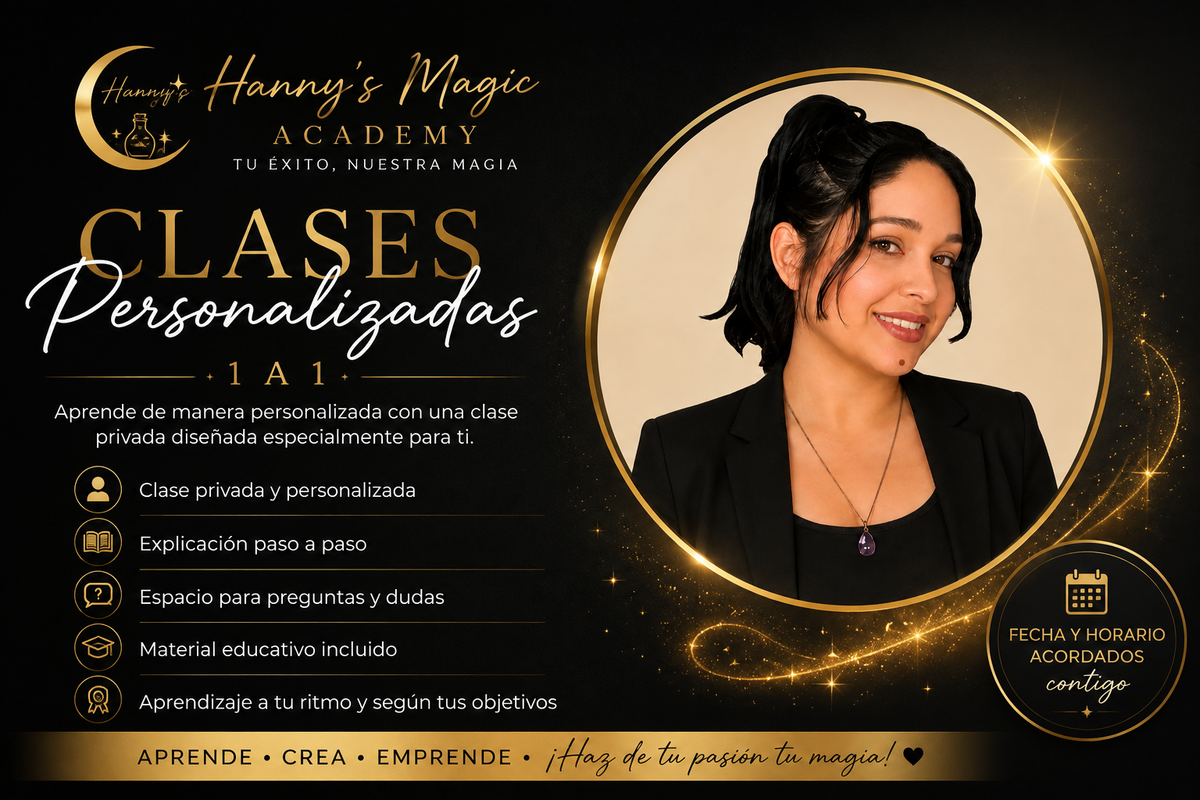 Clase Personalizada 1 a 1 – Hanny’s Magic Academy