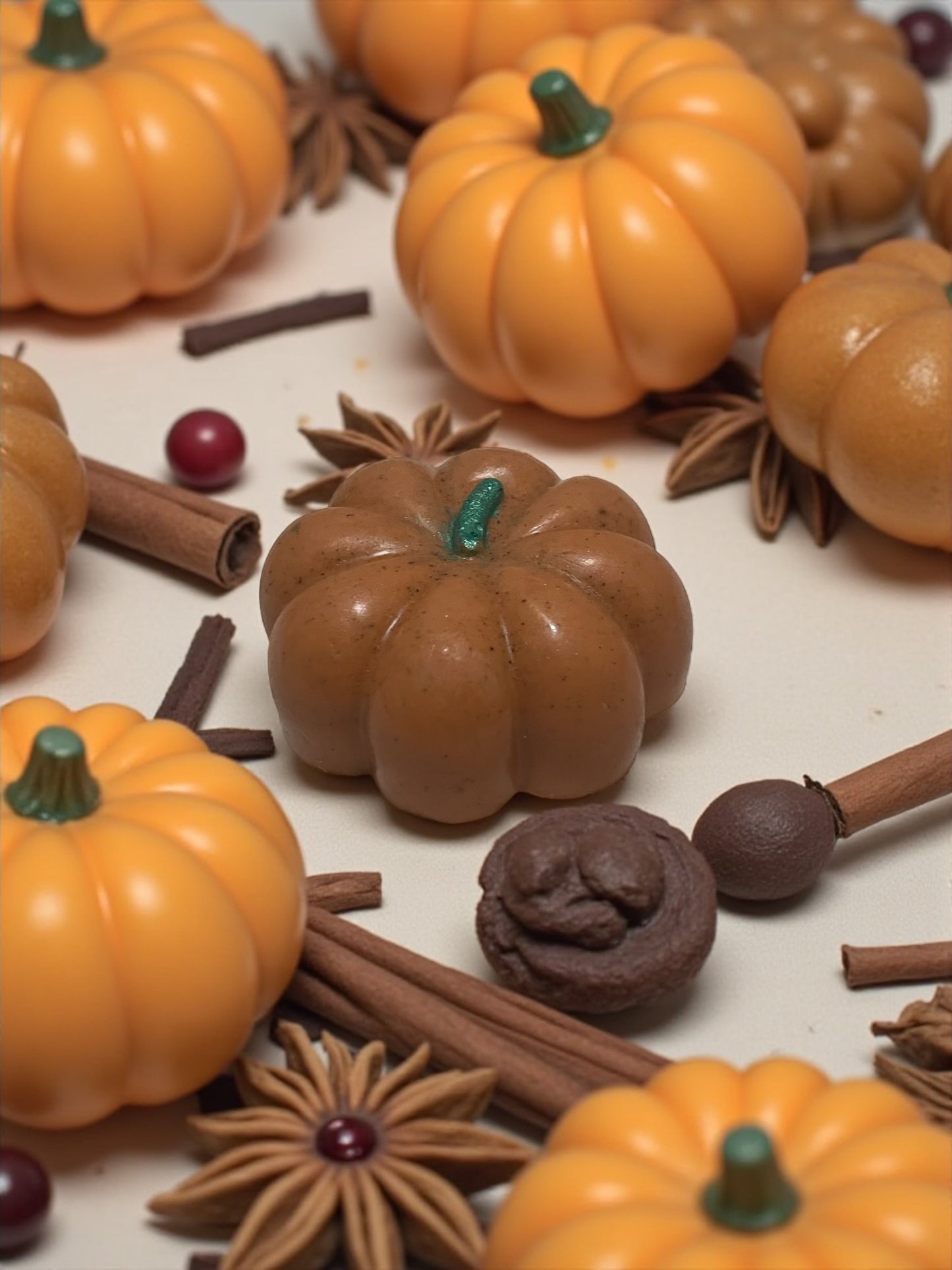 Handmade Pumpkin Spice Soap Bar: Shea Butter, Cinnamon & Coconut Oil