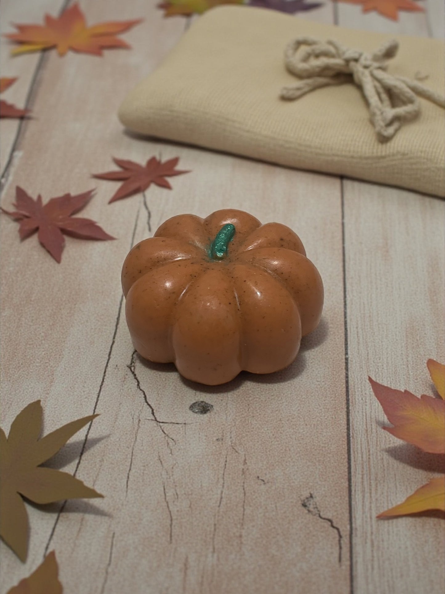 Handmade Pumpkin Spice Soap Bar: Shea Butter, Cinnamon & Coconut Oil
